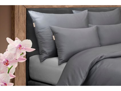 Povlečení Mirabell Grafit (Varianty 50x70 cm + 140x200 cm)