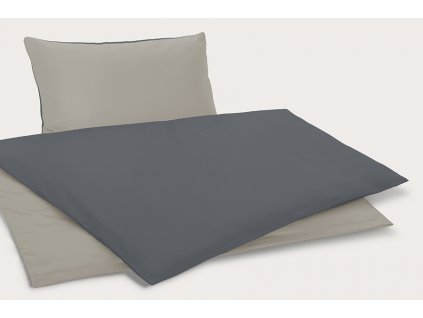 Povlečení Mirabell Grafit/Warm grey (Varianty 70x90 cm + 140x200 cm)