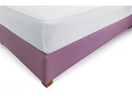 Bavlněné prostěradlo Percale Gots s gumou na výšku 25 cm