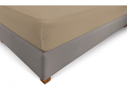 Bavlněné prostěradlo Cappuccino (Výška matrace 25 cm, Prostěradlo na rozměr matrace 80-90x200 cm)