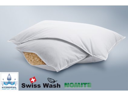 Péřový polštář Capa Wool s nastavitelnou výškou (Varianty 50x70 cm (130+400 g))