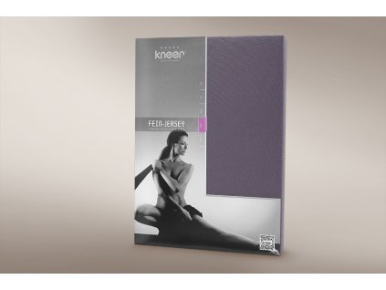 Prostěradlo Fein Jersey Flieder (Varianty 90x190-100x200 cm)
