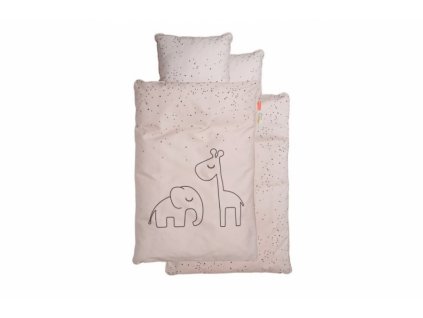 Povlečení Dreamy Dots růžové (Varianty Done By Deer Baby: 40x45+70x100 cm)