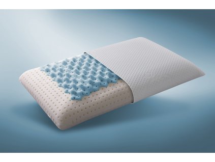 Paměťový polštář ClimaActive Wellness modrý (Varianty 42x72x12 cm)