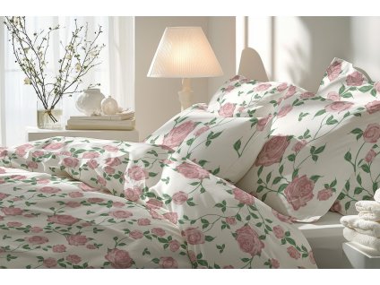 Rose rose Microfaser Bettwäsche Bett 3
