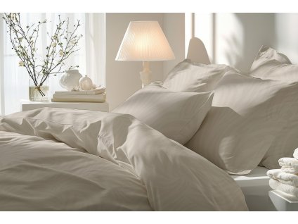 Zoma beige Flanell Bettwäsche Bett 3