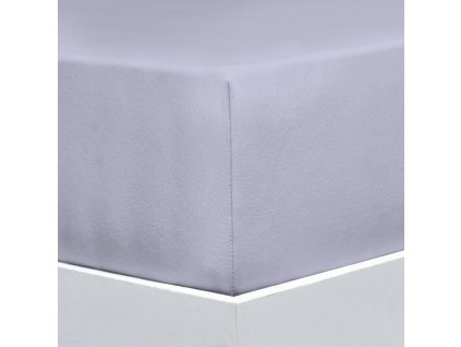 JE19FD Avance Jersey Elastan Spannbetttuch 4430 lila Ecke Naht