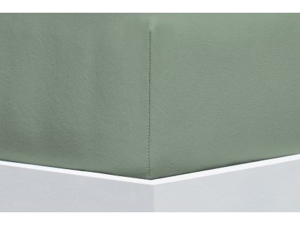 J45FD Avance Fein Jersey Spannbetttuch 7588 pfau Ecke Naht