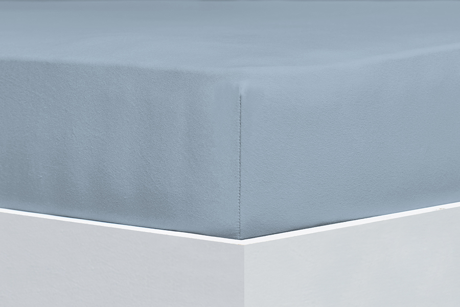 Florella Prostěradlo Organic Cotton Jersey  Kristallblau Zvolte jeden rozměr prostěradla: 180x200 cm