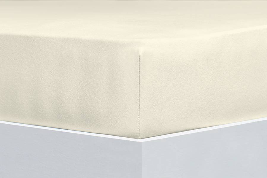 Levně Florella Prostěradlo Organic Cotton Jersey Alabaster Zvolte jeden rozměr prostěradla: 140-160x200 cm