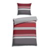 Saténové povlečení Edel Riva Rubin (Rozměr setu povlečení 70x90 + 140x200 cm)
