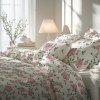Rose rose Microfaser Bettwäsche Bett 3