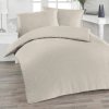 Zoma beige Flanell Bettwäsche Bett 2