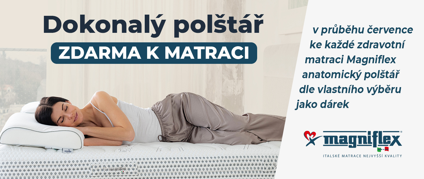 Polštář zdarma ke každé zdravotní matraci
