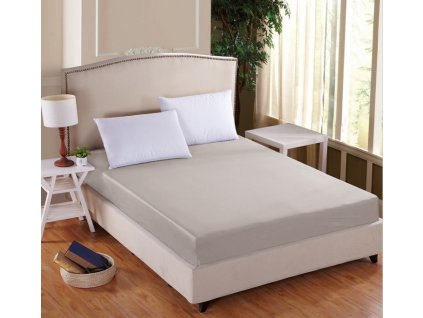 728476 728476 prosteradlo deluxe mako jersey s lycrou svetle seda