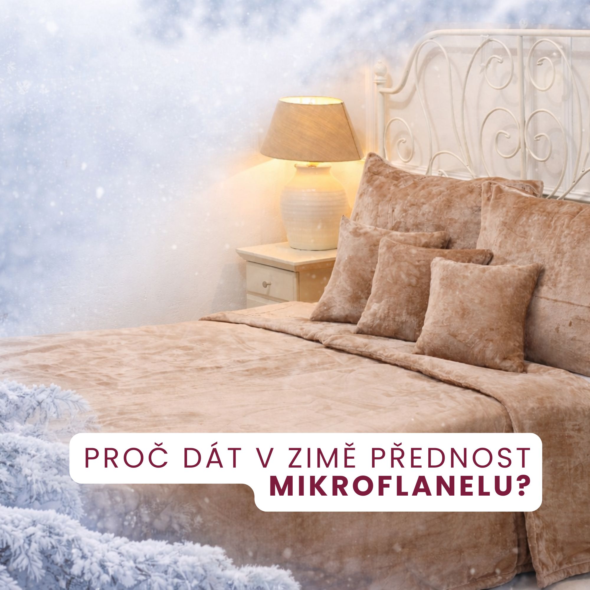 Proč dát v zimě přednost mikroflanelu? Hebkost, teplo a pohodlí bez komromisů