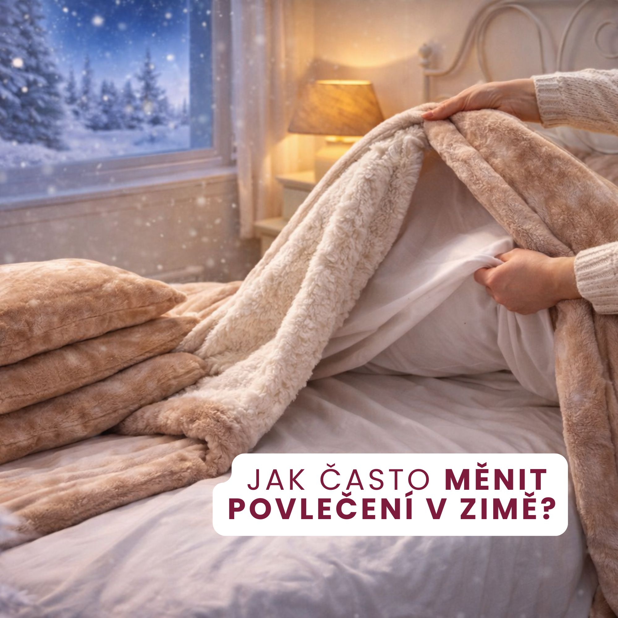 Jak často měnit povlečení v zimě? Víc, než si možná myslíte