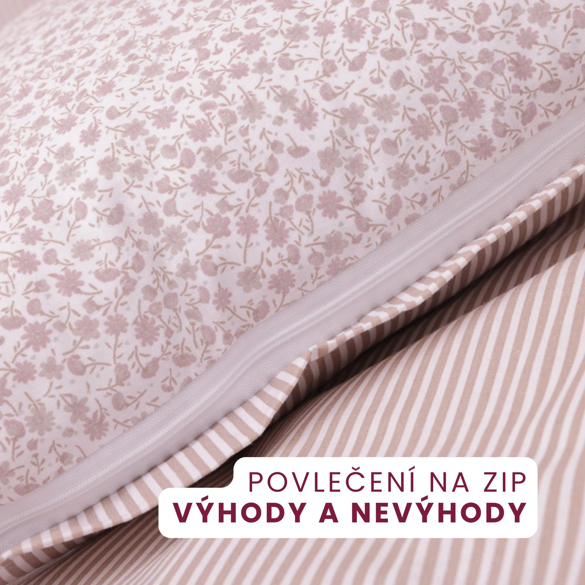 Povlečení na zip – výhody a nevýhody