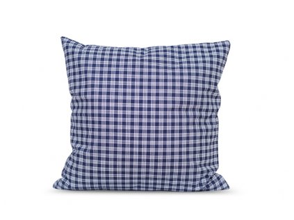 Povlak jednoduchý MODRÁ KOSTIČKA negativ/pozitiv (Název Povlak bavlněný 40x40 cm, Barva Modrá)
