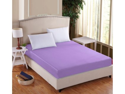 Prostěradlo MAKO JERSEY DELUXE fialové (Název 90x200x30 cm (expedice 3-5 pracovních dní), Barva Fialová)