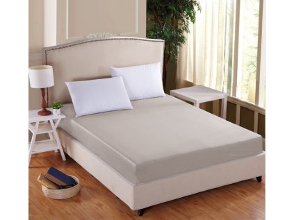 Prostěradlo MAKO JERSEY DELUXE světle šedé (Název 90x200x30 cm (skladem), Barva Šedá)