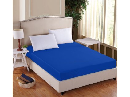 Prostěradlo MAKO JERSEY DELUXE tmavě modré (Název 90x200x30 cm (expedice 3-5 pracovních dní), Barva Modrá)