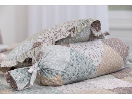 Povlak na váleček PATCHWORK JADE (Název Povlak na váleček bavlna, Barva Zelená)