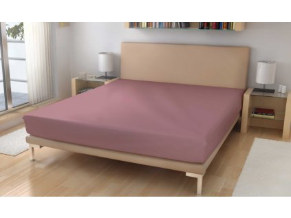 Napínací jersey prostěradlo šeříkové č. 63 (Název 90x200 na výšku 15-18 cm (dodací lhůta 5 až 10 dní), Barva Růžová)