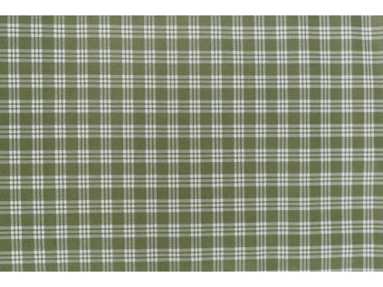 Bavlna, plátno ZELENÁ KOSTIČKA pozitiv (Název Hladká bavlna (130 g/m2), Barva Zelená)