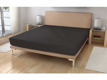 Napínací froté prostěradlo antracit č. 62 (Název 90x200 na výšku 15-18 cm (dodací lhůta 5 až 10 dní))