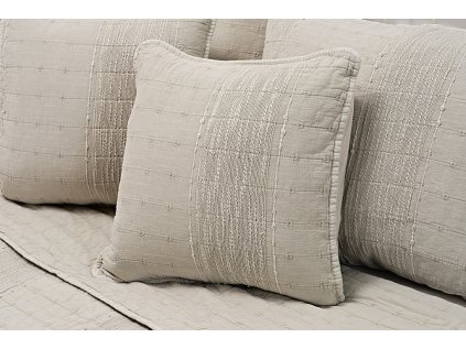 Povlak DELUXE STONE NATURAL (Název Povlak na polštář 40x40 cm, Barva Béžová)