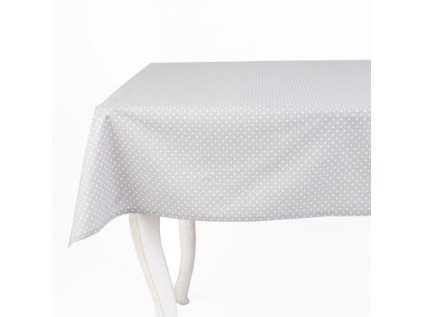 Ubrus bavlněný PUNTÍK ŠEDÝ (Název 40x40 cm ubrousek, Barva Šedá)