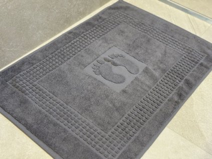 Koupelnová předložka froté TMAVĚ ŠEDÁ