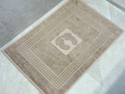 Koupelnová předložka TMAVĚ BÉŽOVÁ
