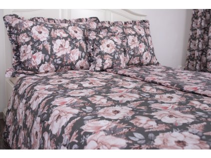 Bavlněné povlečení ELEGANCE S KANÝREM 140x200, 70x90 cm POSLEDNÍ 1 ks