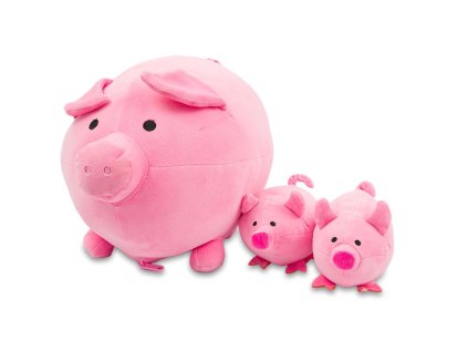 Plysak polstarek prasatka 30cm ruzova 6464766765c9e