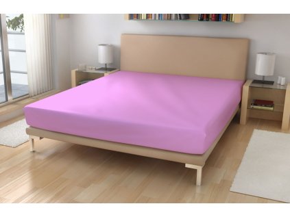 Napínací jersey prostěradlo fialové 14 (Název 90x200 na výšku 15-18 cm (dodací lhůta 5 až 10 dní), Barva Fialová)