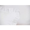 Bavlněné povlečení BÍLÉ S KRAJKOU na polštáři (Název 140x200 cm (1 ks), 70x90 cm s krajkou (1 ks) , Barva Bílá)