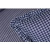 Povlak s kanýrem MODRÁ KOSTIČKA tmavá (Název Bavlněný povlak s kanýrem 40x40 cm, Barva Modrá)