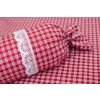 Povlak váleček ČERVENÁ KOSTIČKA pozitiv (Název Povlak na váleček bavlna, Barva Červená)