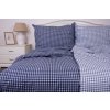 Přehoz, letní přikrývka MODRÁ KOSTIČKA neg/poz (Název Přehoz, přikrývka 140x200 cm, Barva Modrá)