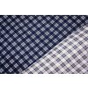 Přehoz, letní přikrývka MODRÁ KOSTIČKA neg/poz (Název Přehoz, přikrývka 140x200 cm, Barva Modrá)