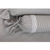 Přehoz, letní deka ŠEDÝ DROBNÝ PROUŽEK (Název Přehoz, přikrývka 140x200 cm, Barva Šedá)