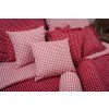 Povlak jednoduchý ČERVENÁ KOSTIČKA negativ/pozitiv (Název Povlak bavlněný 40x40 cm, Barva Červená)