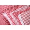 Povlak PROŠÍVANÝ ČERVENÁ KOSTIČKA poz/neg (Název Povlak prošívaný krep 40x40 cm, Barva Červená)