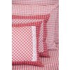 Povlak PROŠÍVANÝ ČERVENÁ KOSTIČKA poz/neg (Název Povlak prošívaný krep 40x40 cm, Barva Červená)