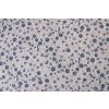 Přehoz, letní deka MODRÉ KYTIČKY poz/neg (Název Přehoz, přikrývka 140x200 cm, Barva Modrá)