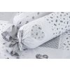 Bavlněné povlečení PATCHWORK DOVE (Název 140x200 cm (1 ks), 70x90 cm (1 ks), Barva Šedá)