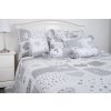 Bavlněné povlečení PATCHWORK DOVE (Název 140x200 cm (1 ks), 70x90 cm (1 ks), Barva Šedá)
