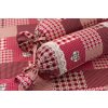 Povlak na váleček PATCHWORK ČERVENÝ (Název Povlak na váleček bavlna, Barva Červená)